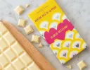 Ambachtelijke witte chocolade