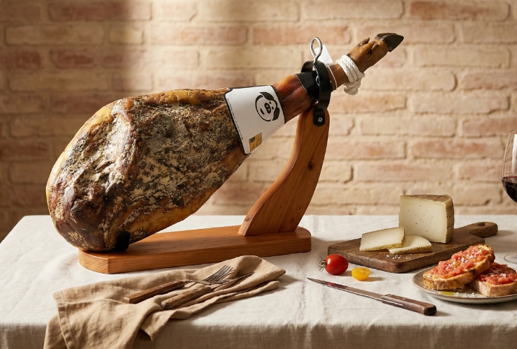 Iberico ham - Jamón de Cebo (100%, 75% of 50% Iberisch ras) (8 - 8,5 kg)