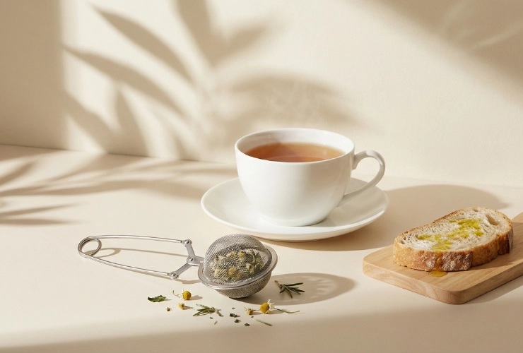 Theeknijper RVS - 4,5 cm