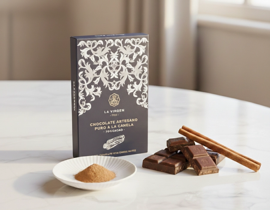 Ambachtelijke Pure Chocolade met Kaneel