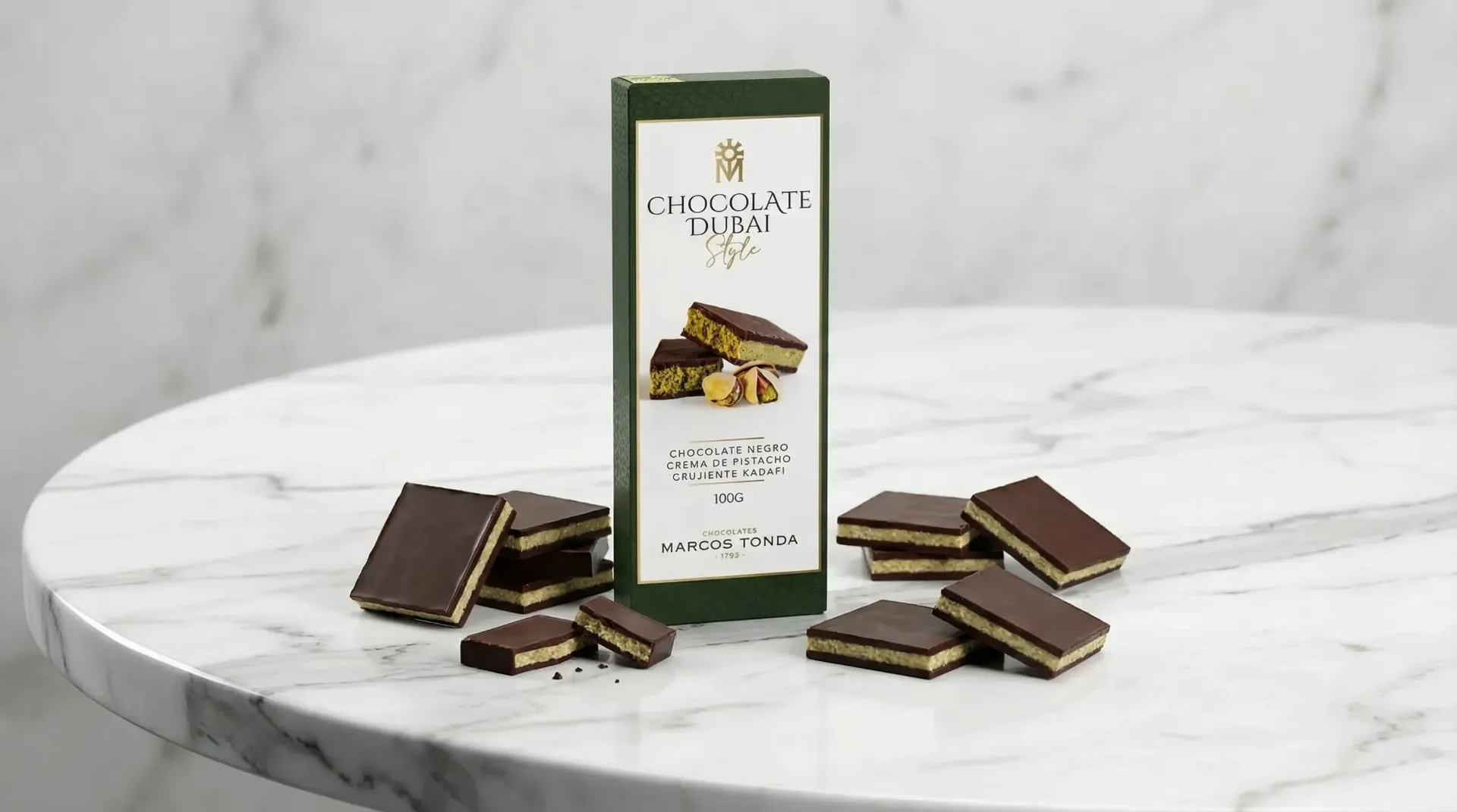 Dubai pure chocolade.