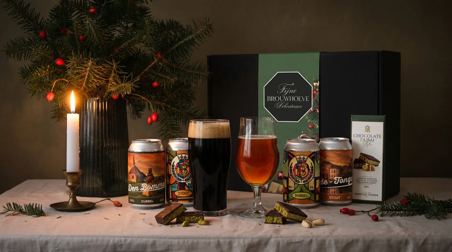 Kerstpakket 'Hartverwarmende Kerstreis'